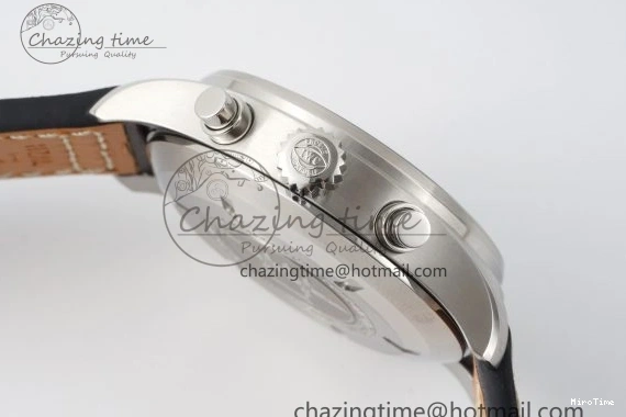 MIROTIME 1222 Thermal Pilot Chrono SS AZF 1:1 Best Edition Brown Dial on Brown Leather Strap A 7062